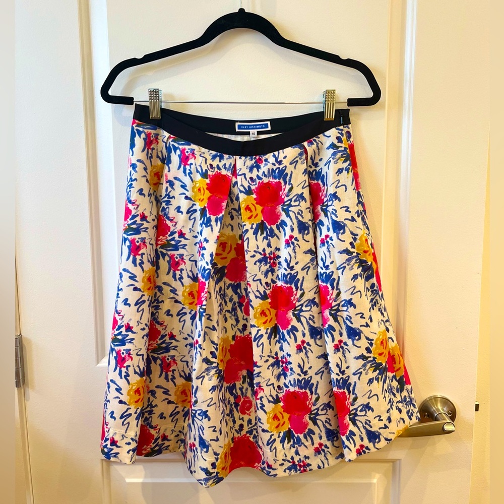 Eley Kishimoto pleated bouquet skirt